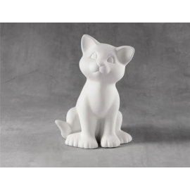 Ceramic Bisque Sitting Kitty Ceramic Bisque Sitting Kitty